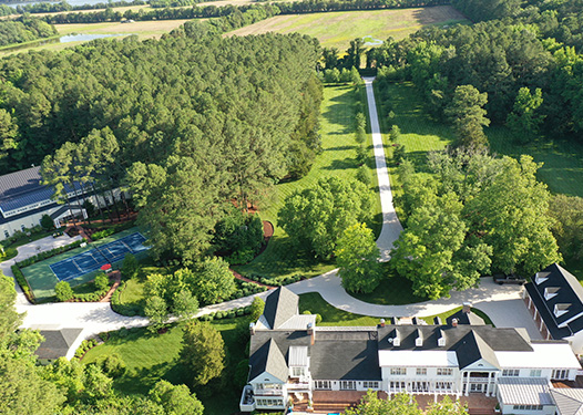 2 Tar and Chip Driveway in St. Michaels, MD.